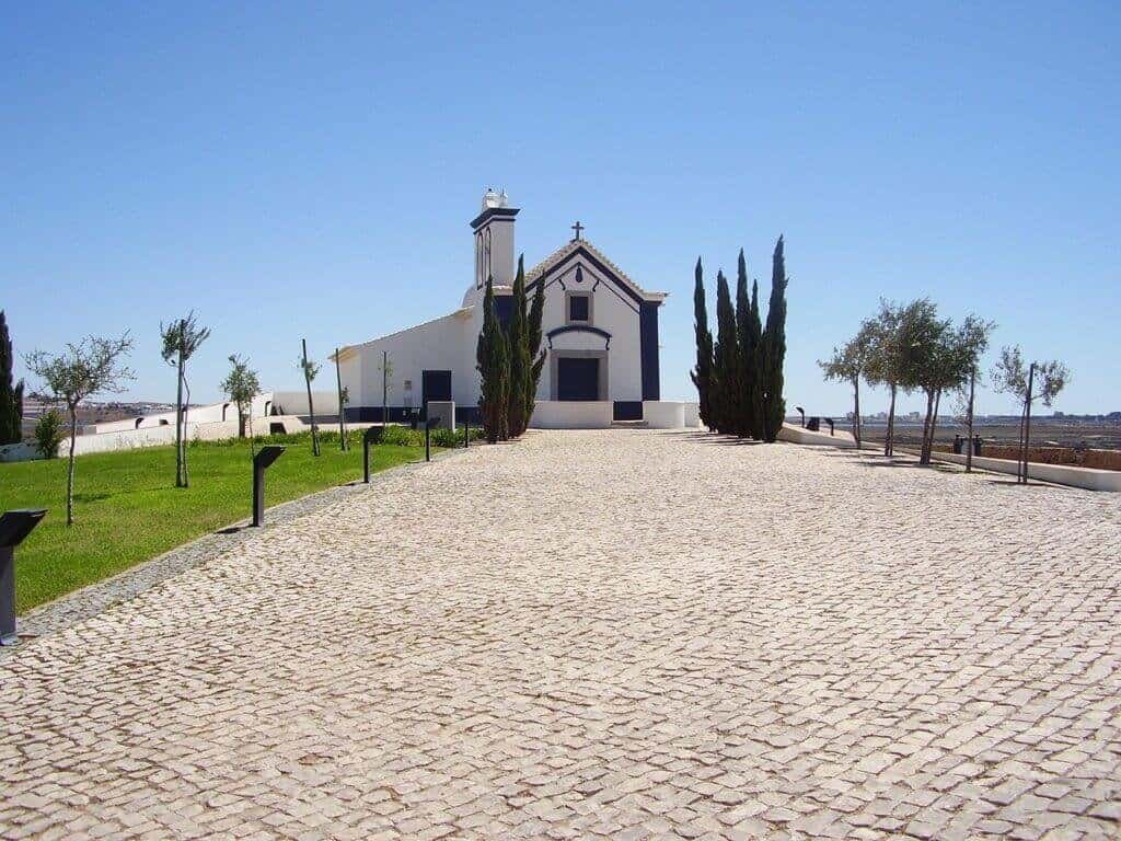 Small church on the roads during a cycling trip from Café Velo Algarve